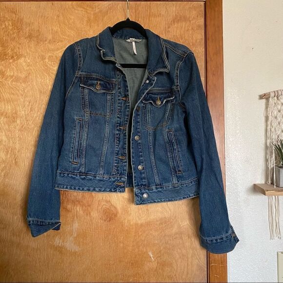Free People Denim Jean Jacket - Picture 2 of 7